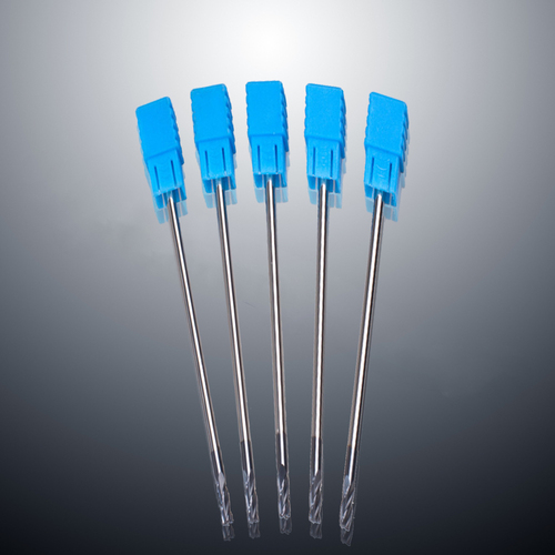 Tungsten steel two-blade round nose mill