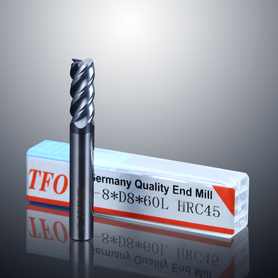 Four - edge milling cutter of tungsten steel (45-degree series four - edge planer)