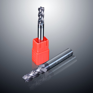 Rough milling cutter for aluminum with three edges of tungsten steel (45-degree series standard alum