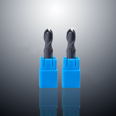 Tungsten steel two-edged ball head milling cutter (68 degrees series two-edged ball cutter)